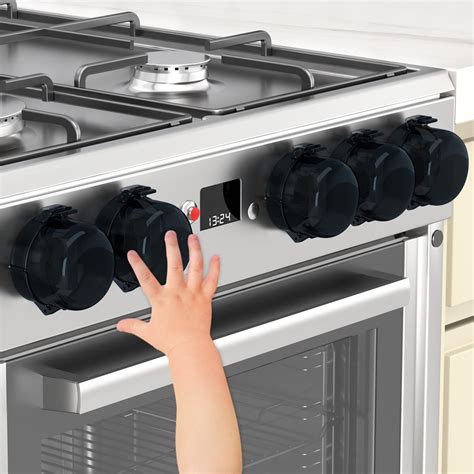 gas stove safety knob locks